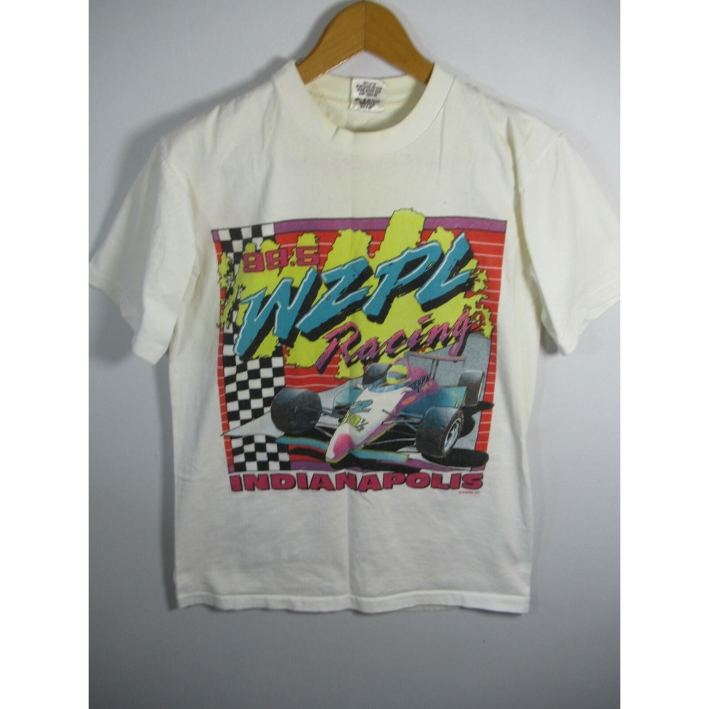 Vintage 90s WZPL Radio Station Single Stitch T-shirt Men Medium Indianapolis